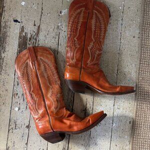 Women’s Tall Lucchese Western Cowgirl Boots Sz 7